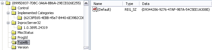 Custom Registry Entries